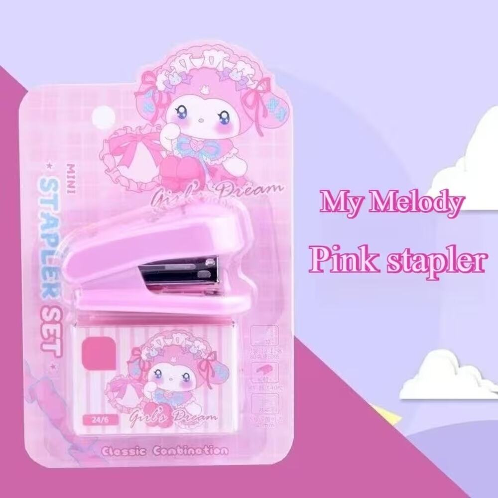 #MEL-134 Hello Kitty & Friends - My Melody Mini Stapler with staples